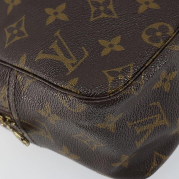 LOUIS VUITTON Monogram Trousse Toilette 28 Clutch Bag M47522 LV Auth 156209