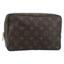 LOUIS VUITTON Monogram Trousse Toilette 23 Clutch Bag M47524 LV Auth 156211-1