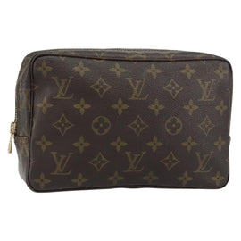 LOUIS VUITTON Monogram Trousse Toilette 23 Clutch Bag M47524 LV Auth 156211