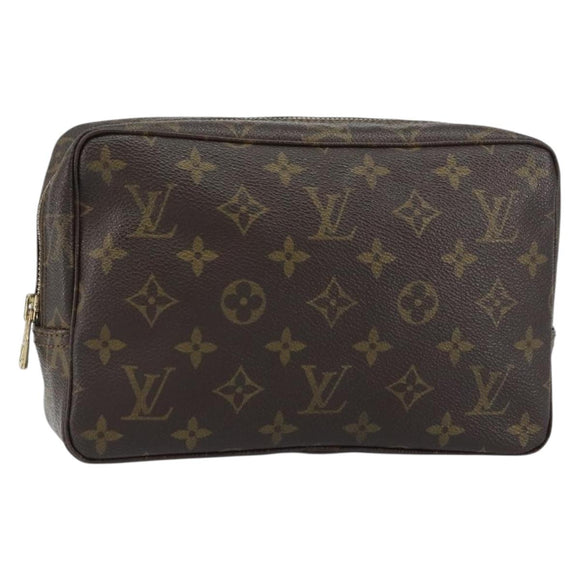 LOUIS VUITTON Monogram Trousse Toilette 23 Clutch Bag M47524 LV Auth 156211