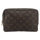 LOUIS VUITTON Monogram Trousse Toilette 23 Clutch Bag M47524 LV Auth 156211-13