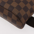 LOUIS VUITTON Damier Ebene Geronimos Shoulder Bag N51994 LV Auth 156218-15