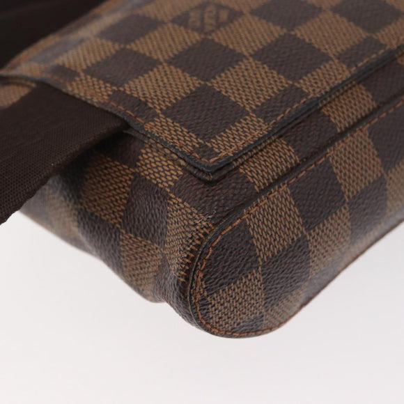 LOUIS VUITTON Damier Ebene Geronimos Shoulder Bag N51994 LV Auth 156218