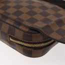 LOUIS VUITTON Damier Ebene Geronimos Shoulder Bag N51994 LV Auth 156218-17