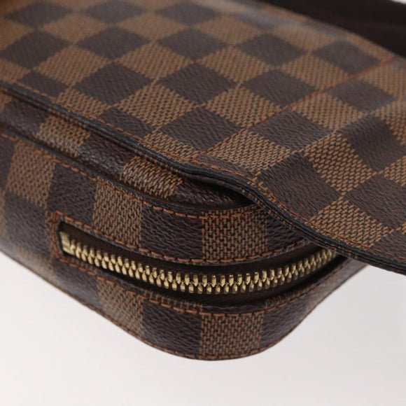 LOUIS VUITTON Damier Ebene Geronimos Shoulder Bag N51994 LV Auth 156218