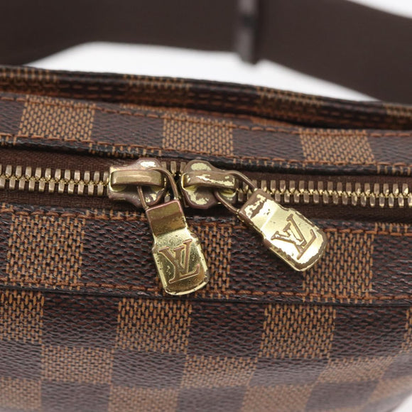 LOUIS VUITTON Damier Ebene Geronimos Shoulder Bag N51994 LV Auth 156218