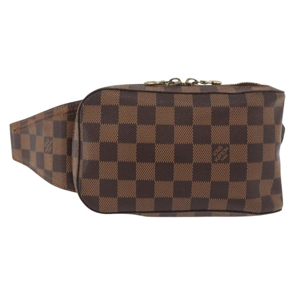 LOUIS VUITTON Damier Ebene Geronimos Shoulder Bag N51994 LV Auth 156218