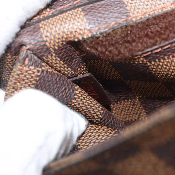 LOUIS VUITTON Damier Ebene Geronimos Shoulder Bag N51994 LV Auth 156218