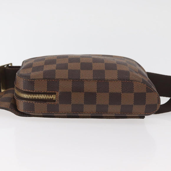 LOUIS VUITTON Damier Ebene Geronimos Shoulder Bag N51994 LV Auth 156218
