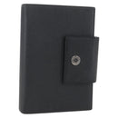 BVLGARI Day Planner Cover Leather Black Auth 156220-1