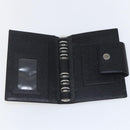 BVLGARI Day Planner Cover Leather Black Auth 156220-8
