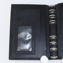BVLGARI Day Planner Cover Leather Black Auth 156220-18