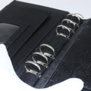 BVLGARI Day Planner Cover Leather Black Auth 156220-9