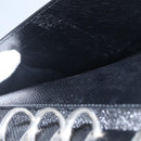 BVLGARI Day Planner Cover Leather Black Auth 156220-11