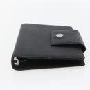 BVLGARI Day Planner Cover Leather Black Auth 156220-6