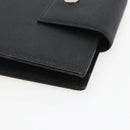 BVLGARI Day Planner Cover Leather Black Auth 156220-7