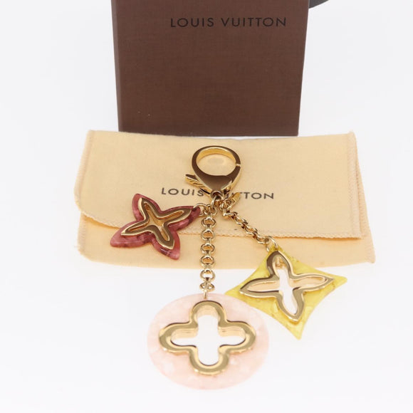 LOUIS VUITTON Bijoussac Ansolence Bag Charm Gold Tone M66884 LV Auth 156225V