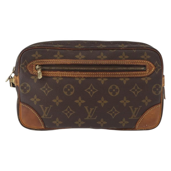 LOUIS VUITTON Monogram Marly Dragonne GM Clutch Bag M51825 LV Auth 156235
