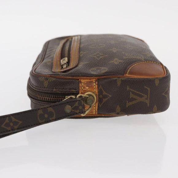 LOUIS VUITTON Monogram Marly Dragonne GM Clutch Bag M51825 LV Auth 156235