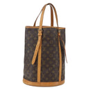 LOUIS VUITTON Monogram Bucket GM Shoulder Bag M42236 LV Auth 156236-1