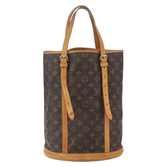 LOUIS VUITTON Monogram Bucket GM Shoulder Bag M42236 LV Auth 156236