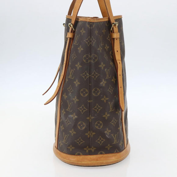 LOUIS VUITTON Monogram Bucket GM Shoulder Bag M42236 LV Auth 156236