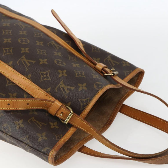 LOUIS VUITTON Monogram Bucket GM Shoulder Bag M42236 LV Auth 156236