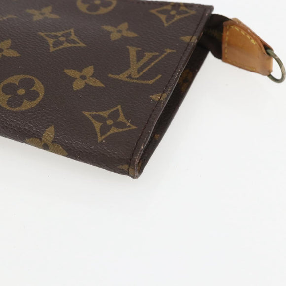 LOUIS VUITTON Monogram Bucket GM Accessory Pouch LV Auth 156237