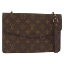 LOUIS VUITTON Monogram Double Rabat Shoulder Bag M51815 LV Auth 156238-1