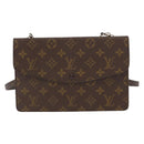LOUIS VUITTON Monogram Double Rabat Shoulder Bag M51815 LV Auth 156238-13