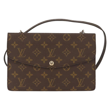 LOUIS VUITTON Monogram Double Rabat Shoulder Bag M51815 LV Auth 156238 - 0