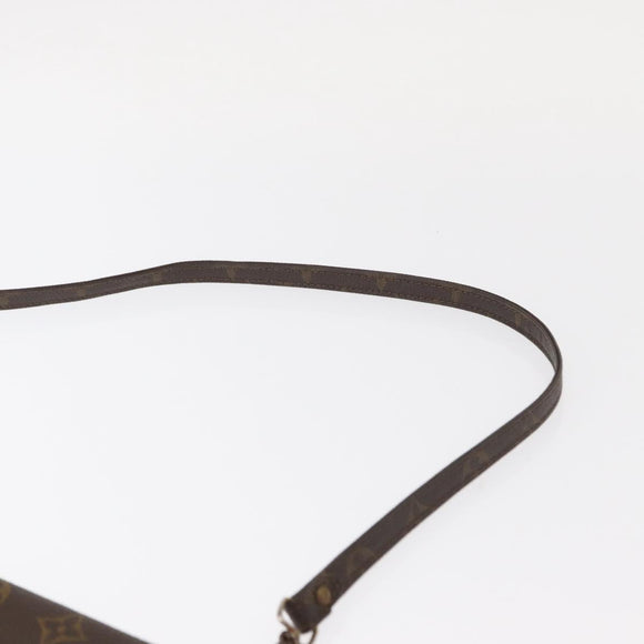 LOUIS VUITTON Monogram Double Rabat Shoulder Bag M51815 LV Auth 156238