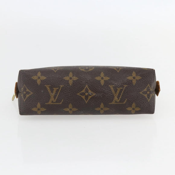 LOUIS VUITTON Monogram Pochette Cosmetic PM Pouch M43998 LV Auth 156239