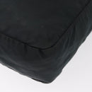 PRADA Tote Bag Nylon Green Silver Auth 156243-13