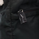 PRADA Tote Bag Nylon Green Silver Auth 156243-15