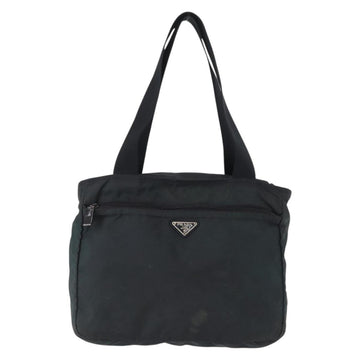 PRADA Tote Bag Nylon Green Silver Auth 156243 - 0