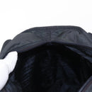 PRADA Tote Bag Nylon Green Silver Auth 156243-20