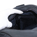 PRADA Tote Bag Nylon Green Silver Auth 156243-21