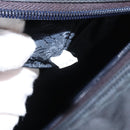 PRADA Tote Bag Nylon Green Silver Auth 156243-23