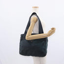 PRADA Tote Bag Nylon Green Silver Auth 156243-24