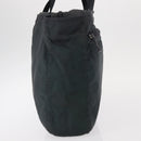 PRADA Tote Bag Nylon Green Silver Auth 156243-5