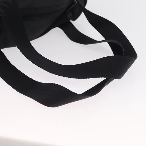 PRADA Tote Bag Nylon Green Silver Auth 156243