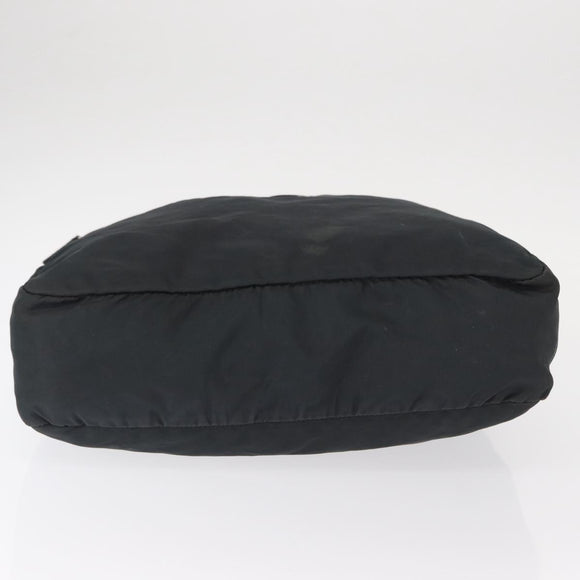 PRADA Tote Bag Nylon Green Silver Auth 156243