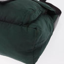 PRADA Shoulder Bag Nylon Green Silver Auth 156244-15