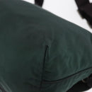 PRADA Shoulder Bag Nylon Green Silver Auth 156244-17