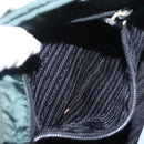 PRADA Shoulder Bag Nylon Green Silver Auth 156244-24