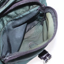 PRADA Shoulder Bag Nylon Green Silver Auth 156244-25