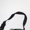 PRADA Shoulder Bag Nylon Green Silver Auth 156244-8