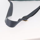 PRADA Shoulder Bag Nylon Green Gold Auth 156245-7