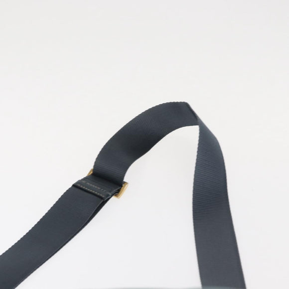 PRADA Shoulder Bag Nylon Green Gold Auth 156245